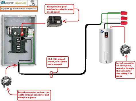 junction box for hot water heater|hot water heater wire diagram.